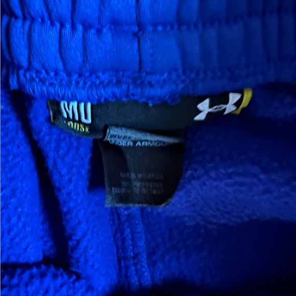 Men’s Blue Straight Leg Under Armour Sweatpants Medium - Picture 2 of 2